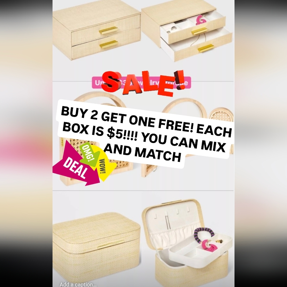 Target Jewelry Boxes $5 Each B2GO FREE!